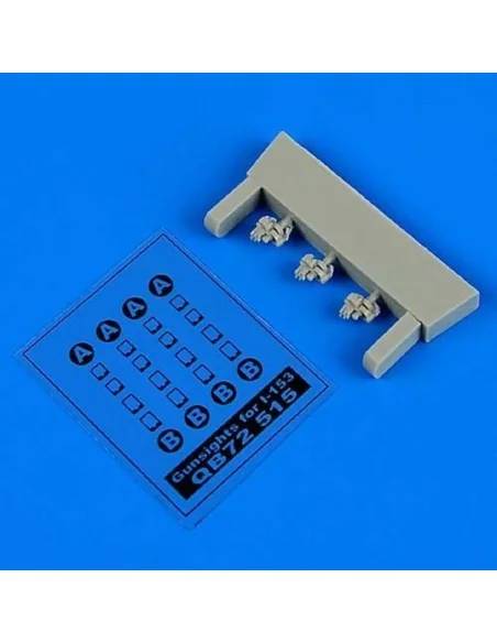I-153 Chaika gunsights, 1/72 - Quickboost QB72 515