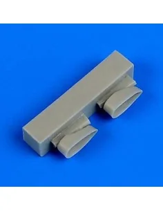 F4F-4 Wildcat exhaust for Airfix, 1/72 - Quickboost QB72 519