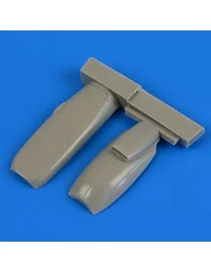 Spitfire Mk.IXc early engine covers f.Ed, 1/72 - Quickboost QB72 525