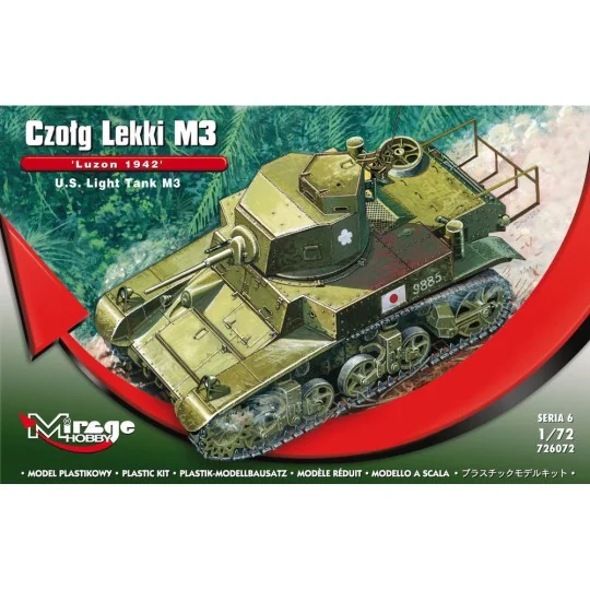 U.S. Light Tank M3 "Luzon 1942", 1/72 - Mirage Hobby 726072