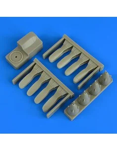 P-3 Orion propellers w/tool for Hasegawa, 1/72 - Quickboost QB72 555