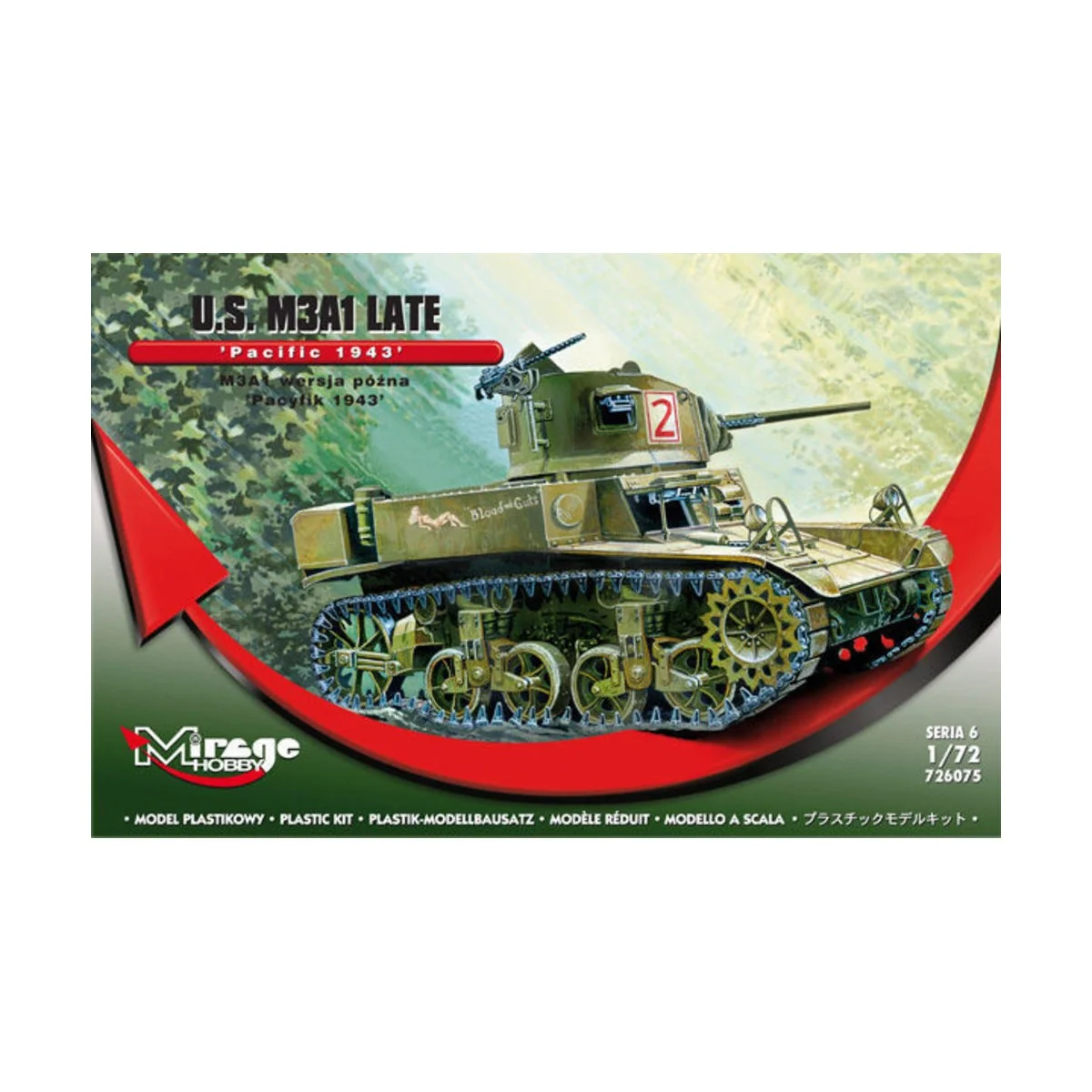 U.S. M3A1 Late "Pacific 1943" - Mirage Hobby 726075