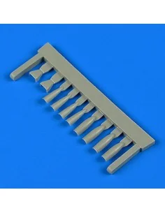 MiG-25 RBT air scoops for ICM, 1/72 - Quickboost QB72 590