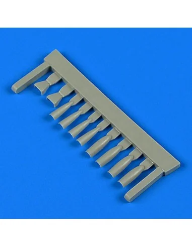 MiG-25 RBT air scoops for ICM, 1/72 - Quickboost QB72 590