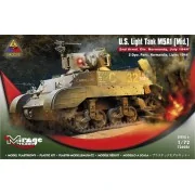 U.S.Light Tank M5A1 (Mid) 2nd Armd.Div.N, 1/72 - Mirage Hobby 726086 U.S.Light Tank M5A1 (Mid) 2nd Armd.Div.N, 1/72 - Mirage Hobby 726086