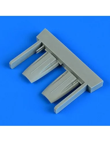Bf 109G-6 gun barrels f. Tamiya, 1/72 - Quickboost QB72 617