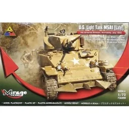 U.S. Light Tank M5A1 (Late), 1/72 - Mirage Hobby 726088