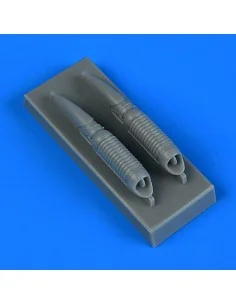 Macchi Mc.202 air intake f. Hasegawa, 1/72 - Quickboost QB72 626