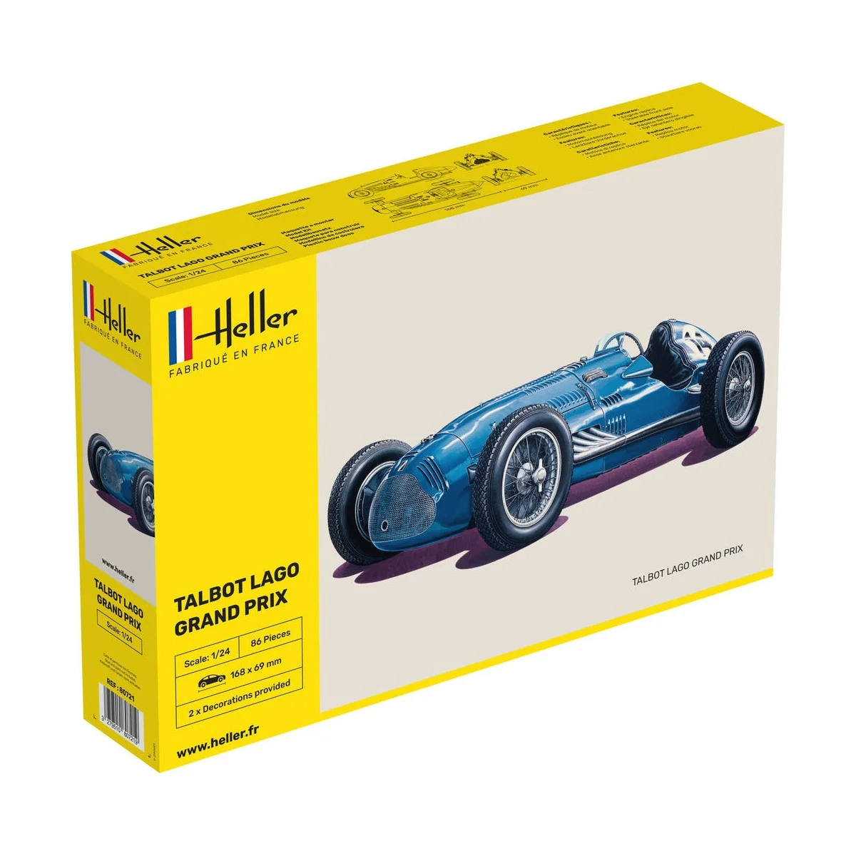 Talbot Lago Grand Prix, 1/24 - Heller 80721 Talbot Lago Grand Prix, 1/24 - Heller 80721