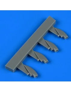 Petlyakov Pe-2 air intakes for Zvezda, 1/72 - Quickboost QB72 632