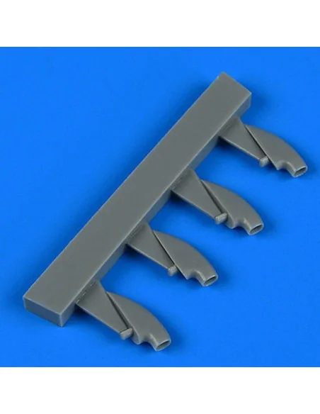 Petlyakov Pe-2 air intakes for Zvezda, 1/72 - Quickboost QB72 632