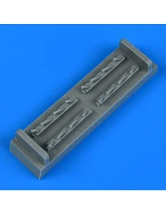 Pe-2 exhaust for Zvezda, 1/72 - Quickboost QB72 638