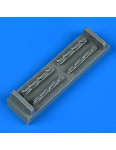 Pe-2 exhaust for Zvezda, 1/72 - Quickboost QB72 638