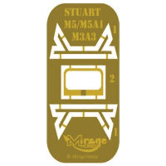 U.S. Light Tank M5A1 (Late), 1/72 - Mirage Hobby 726088 U.S. Light Tank M5A1 (Late), 1/72 - Mirage Hobby 726088