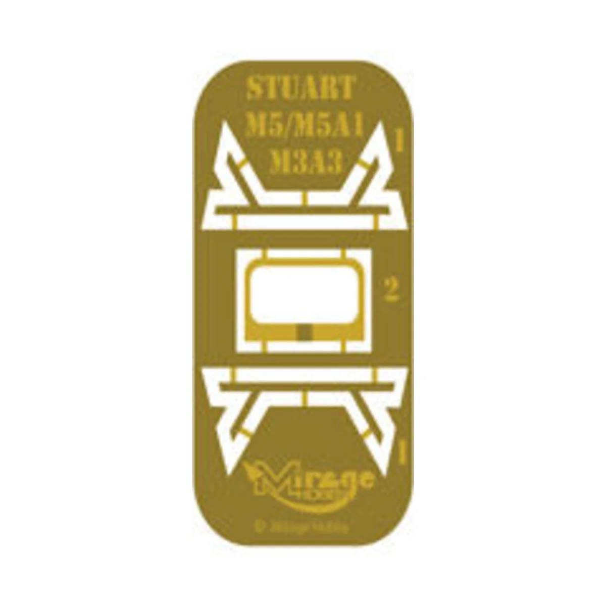 U.S. Light Tank M5A1 (Late) - Mirage Hobby 726088