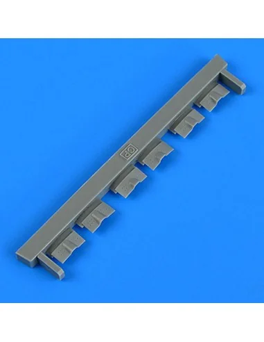 La-5 exhaust flaps for CLEAR PROP, 1/72 - Quickboost QB72 658