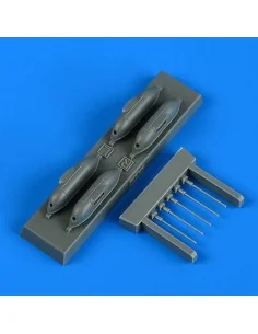Bf 109G-6/R6 cannon pods for TAMIYA, 1/72 - Quickboost QB72 659