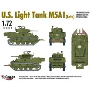 U.S. Light Tank M5A1 (Late) - Mirage Hobby 726088