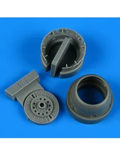 Fw 190D-11/12/13 cowling and cooling flaps (opened) für IBG, 1/72 -...