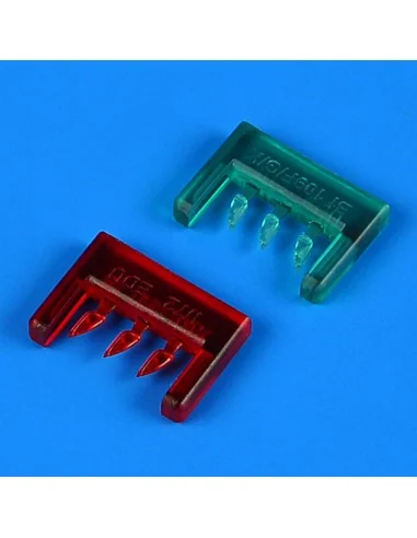 Bf 109F/G/K colored position lights, 1/72 - Quickboost QB72 697