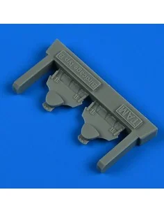 F4U-1 bird cage Corsair headrest type B for Tamiya, 1/72 - Quickboo...