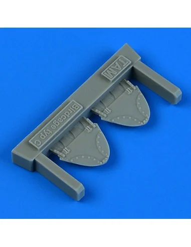 F4U-1 bird cage Corsair headtrest type C for Tamiya, 1/72 - Quickbo...