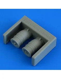 Westland Wessex HC.2 exhaust with F.O.D. covers for Airfix, 1/72 - ...