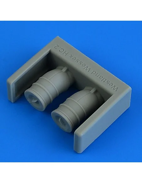 Westland Wessex HC.2 exhaust with F.O.D. covers for Airfix, 1/72 - ...
