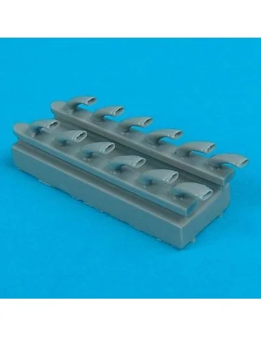 Ju 87G Stuka exhausts für Hasegawa Bausatz, 1/32 - Quickboost QB32 015