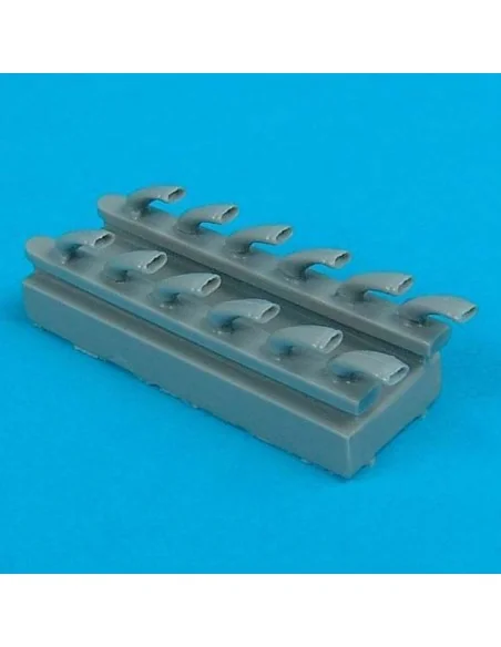 Ju 87G Stuka exhausts für Hasegawa Bausatz, 1/32 - Quickboost QB32 015