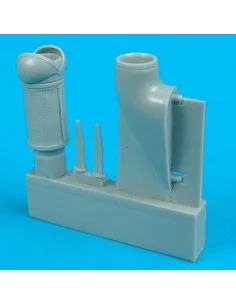 Bf 109G-6 dust filter-early model für Hasegawa Bausatz, 1/32 - Quic...