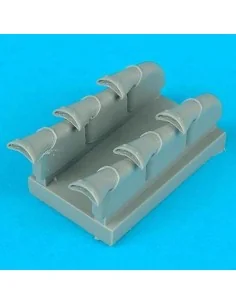 Spitfire Mk. V exhaust für Hasegawa Bausatz, 1/32 - Quickboost QB32...