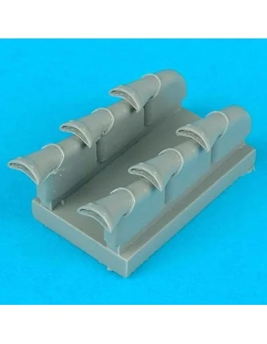 Spitfire Mk. V exhaust für Hasegawa Bausatz, 1/32 - Quickboost QB32...