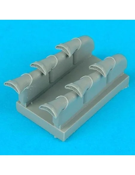 Spitfire Mk. V exhaust für Hasegawa Bausatz, 1/32 - Quickboost QB32...