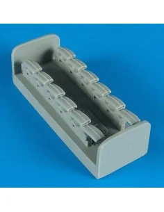 Bf 109E exhaust für Hasegawa Bausatz, 1/32 - Quickboost QB32 023