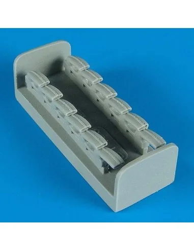 Bf 109E exhaust für Hasegawa Bausatz, 1/32 - Quickboost QB32 023
