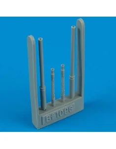 Bf 109G gun barrels für Hasegawa Bausatz, 1/32 - Quickboost QB32 026