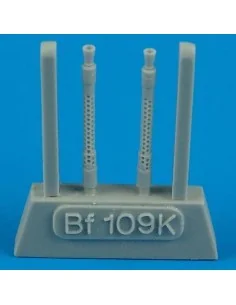 Bf 109K gun barrels für Hasegawa und Revell Bausatz, 1/32 - Quickbo...