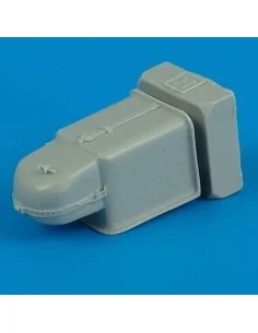 Bf 109K gun cover für Hasegawa und Revell Bausatz, 1/32 - Quickboos...