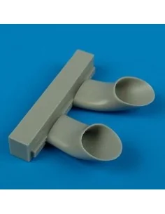 Nakajima Ki 44 exhaust for Hasegawa, 1/32 - Quickboost QB32 072