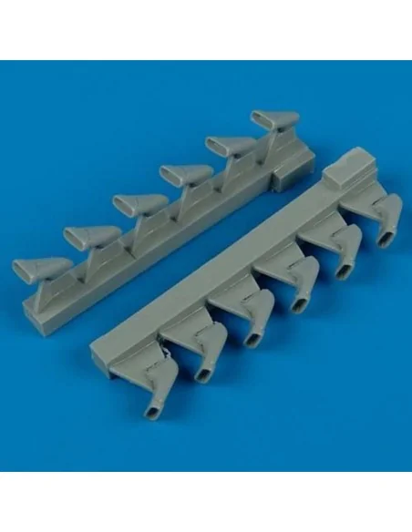 Spitfire Mk.IX exhaust - fishtail (HAS), 1/32 - Quickboost QB32 078