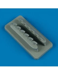 P-51B Mustang exhaust for Trumpeter, 1/32 - Quickboost QB32 093