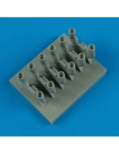 Spitfire M.IX exhaust oval type (TAM), 1/32 - Quickboost QB32 100
