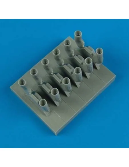 Spitfire M.IX exhaust oval type (TAM), 1/32 - Quickboost QB32 100