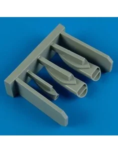 MiG-23 Flogger air scoops for Trumpeter, 1/32 - Quickboost QB32 108
