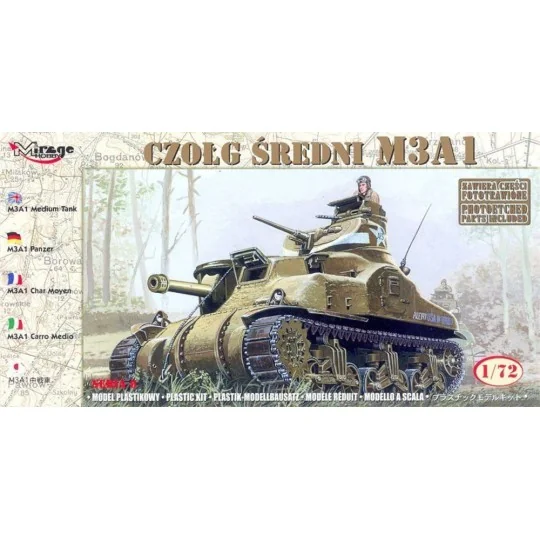 M3A1, 1/72 - Mirage Hobby 72803 M3A1, 1/72 - Mirage Hobby 72803