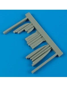 MiG-21MF Fishbed J air scoops for TRU, 1/32 - Quickboost QB32 123