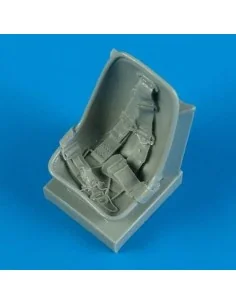 Bf 109E seat with safety belts, 1/32 - Quickboost QB32 133