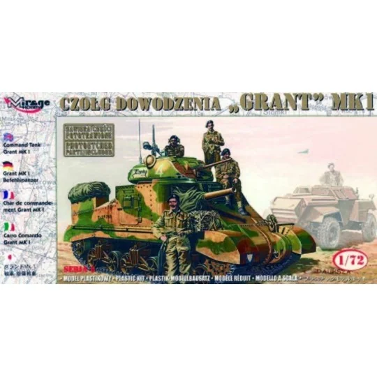 Kommandopanzer Grant Mk. I, 1/72 - Mirage Hobby 728005