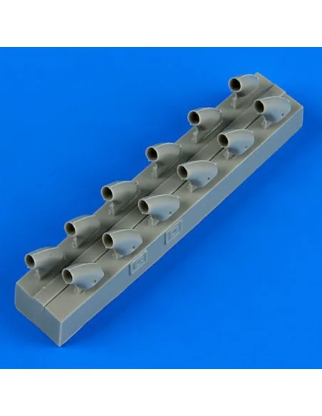 P-40E Warhawk exhaust for Hasegawa, 1/32 - Quickboost QB32 159